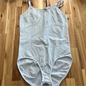 Shapermint Essentials White Bodysuit Tank Top 2XL